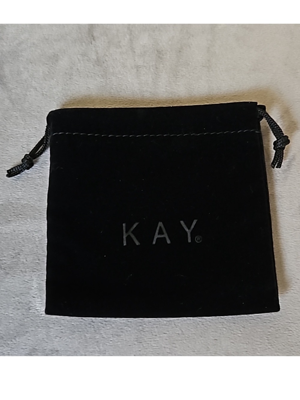 Kay Jewelers - Velvet Pouch Jewelry Holder Bag - Empty